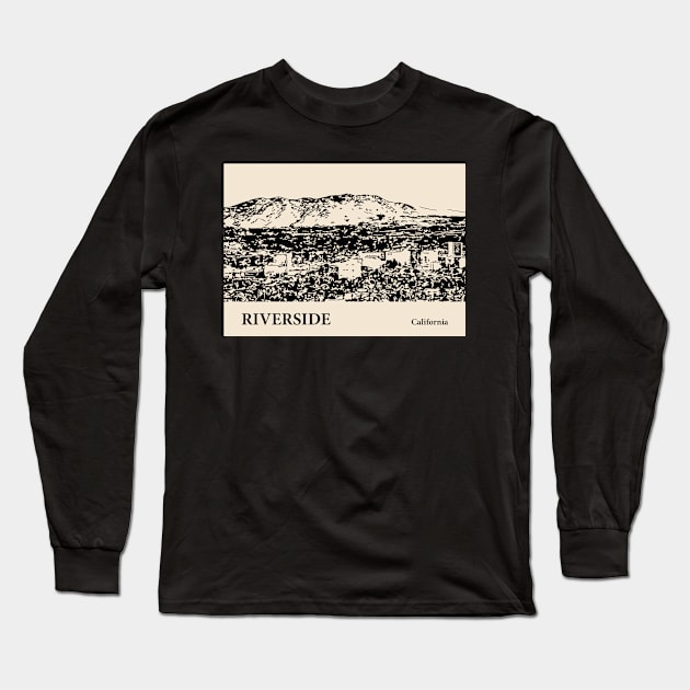 Riverside - California Long Sleeve T-Shirt by Lakeric